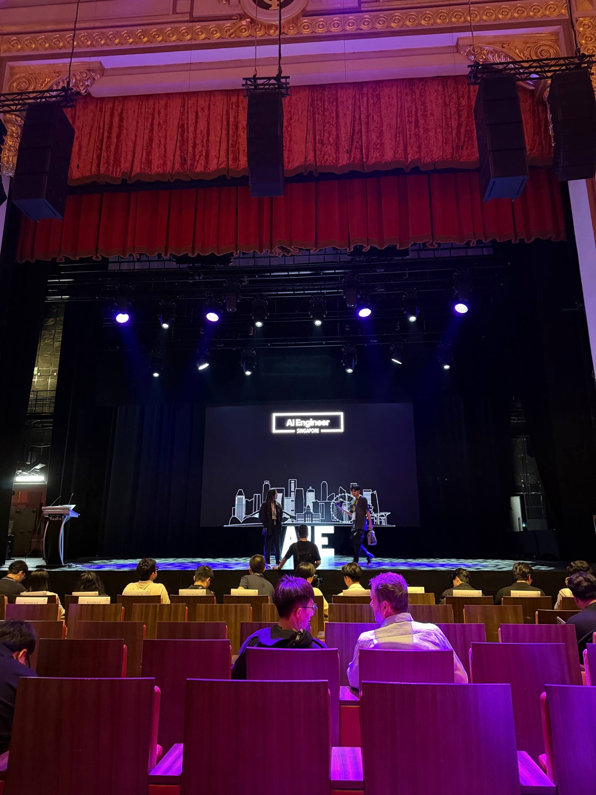 The AI Engineer Singapore stage inside Capitol Theatre